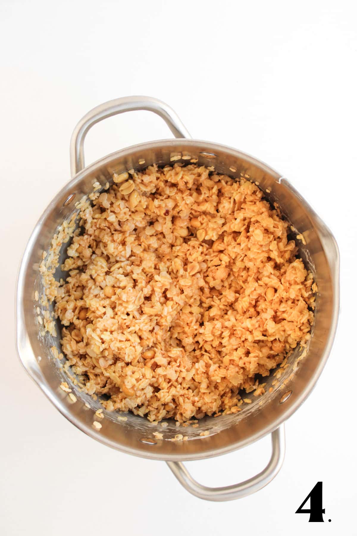 How to Make Snickers Rice Krispie Treats Step 4