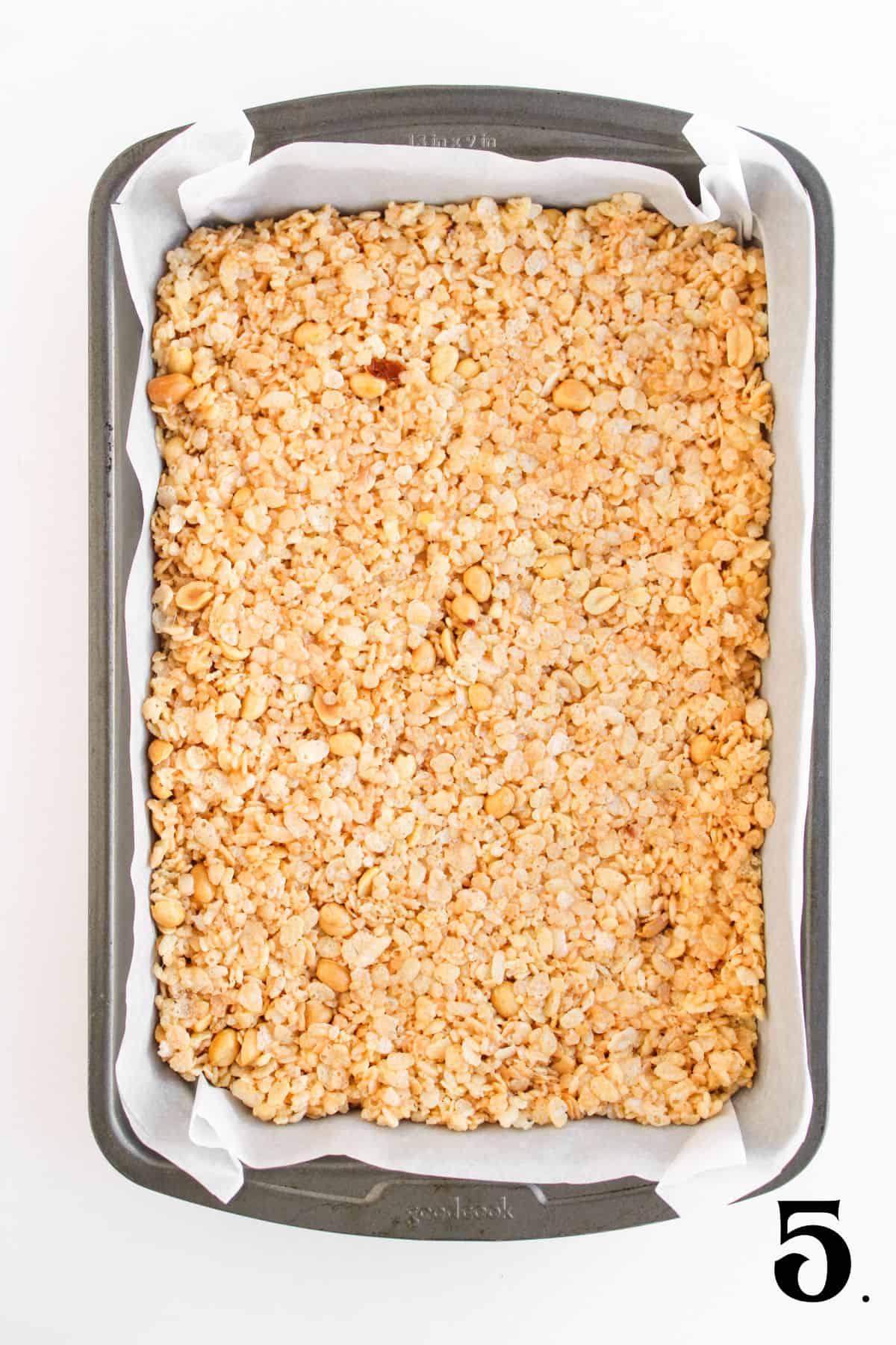 How to Make Snickers Rice Krispie Treats Step 5