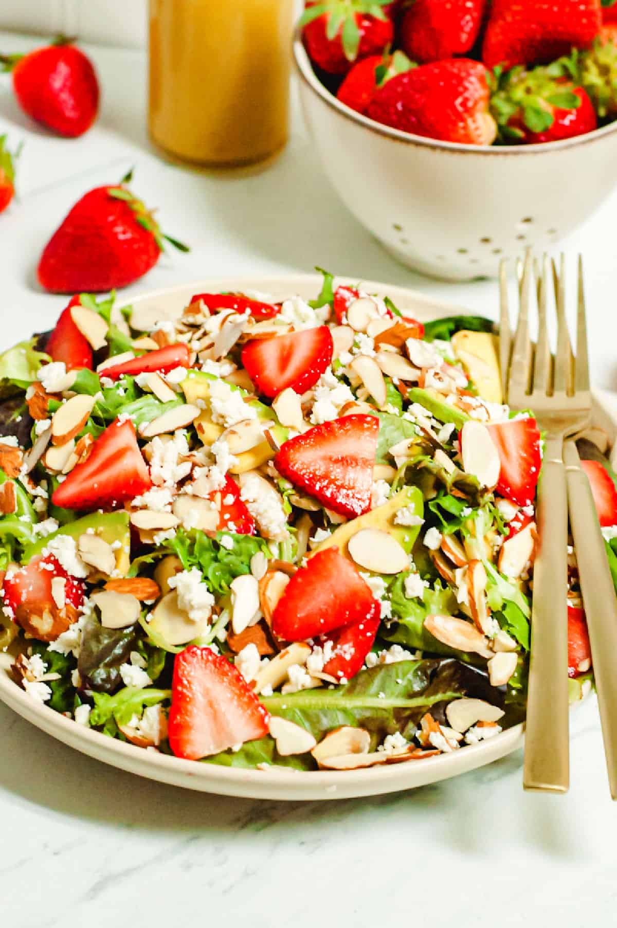 How to Make Strawberry Almond Salad