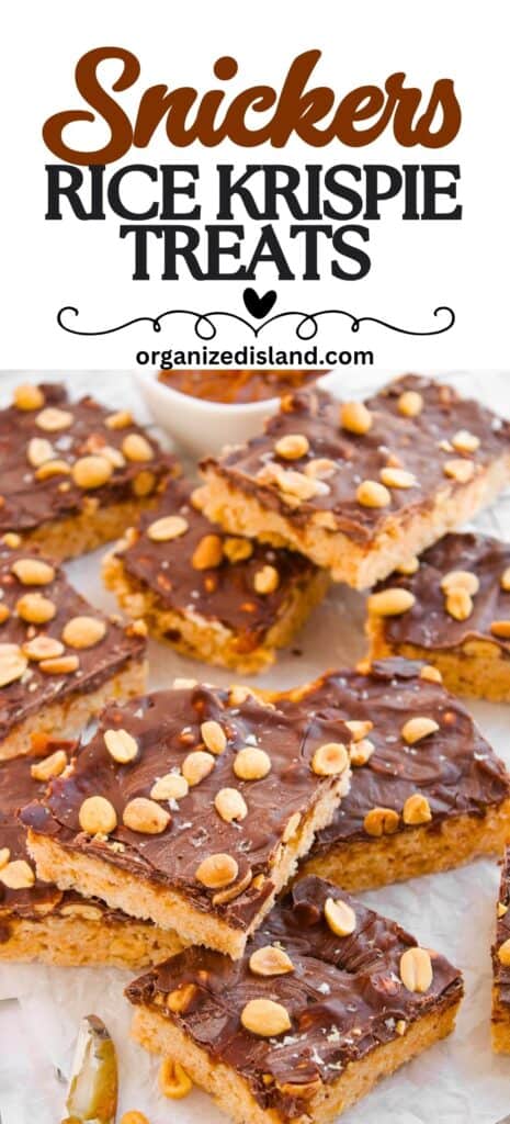 Snickers Rice Krispie Treats