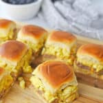 Hawaiian Roll Breakfast Sliders on board