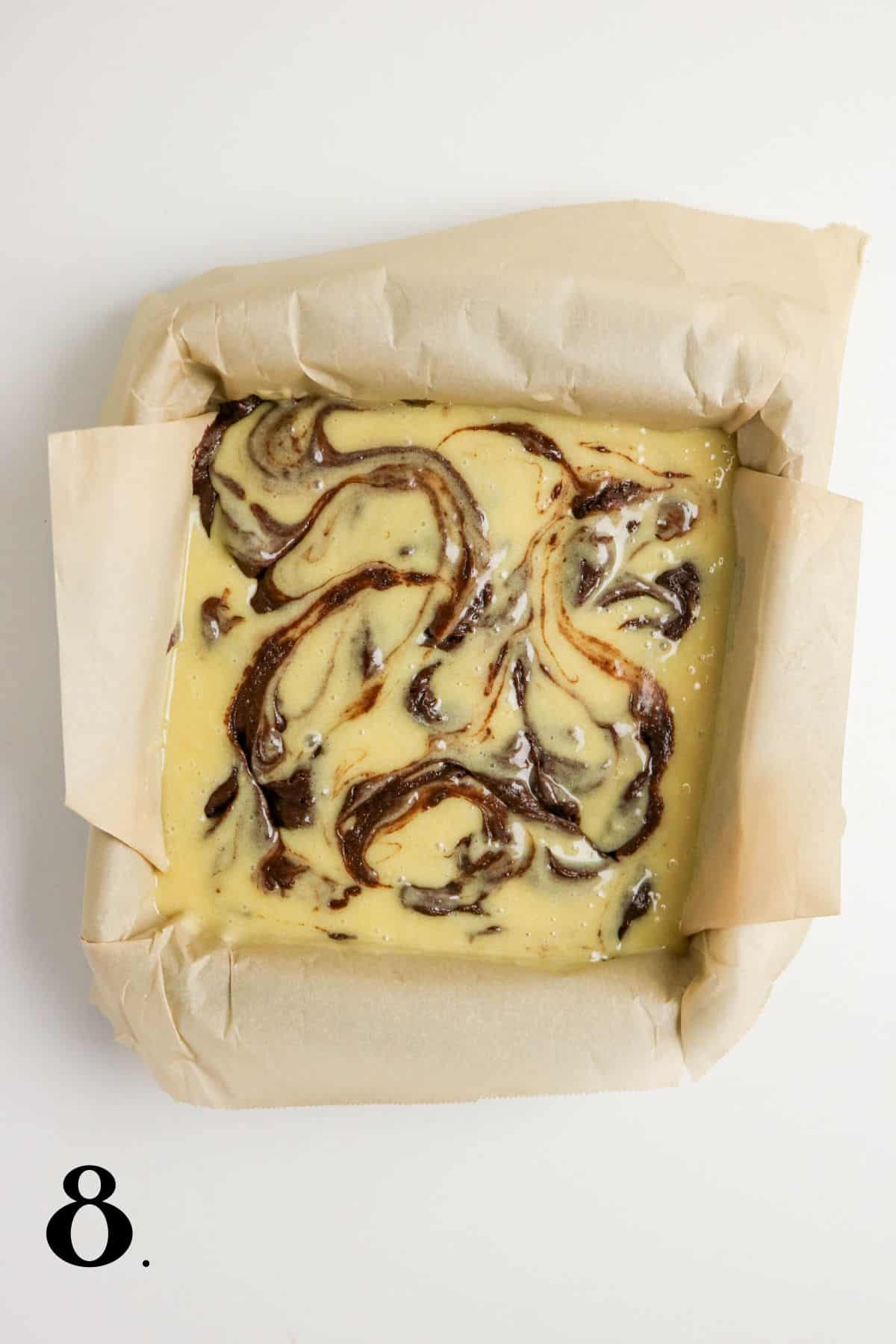 How to Make Chocolate and White Chocolate Brownies Step 8
