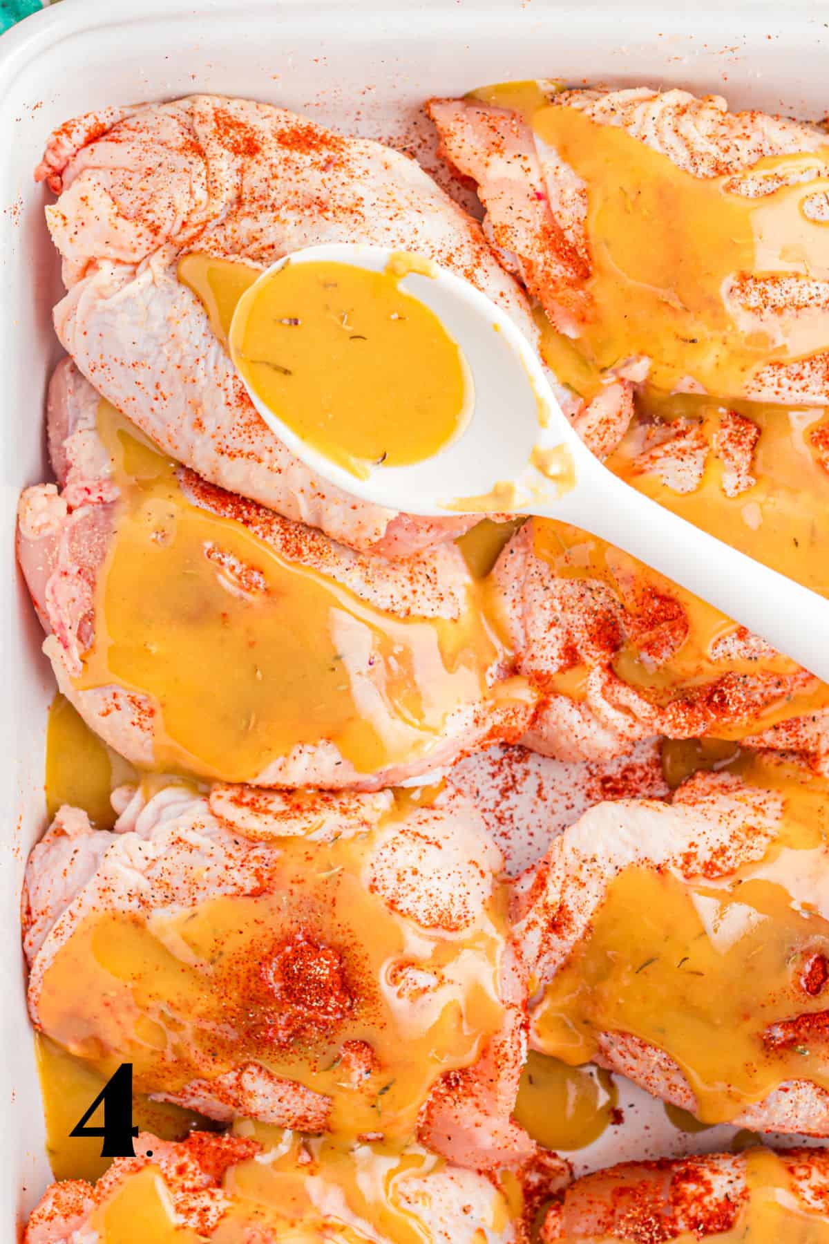 How to Make Honey Mustard Chicken Thighs Step 4