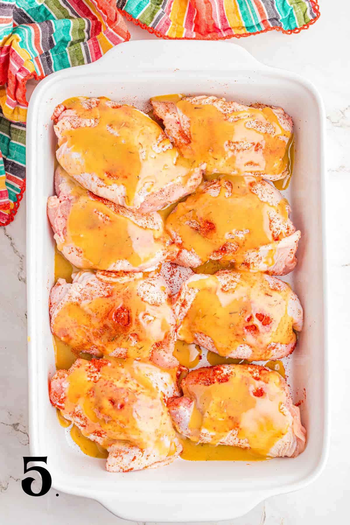 How to Make Honey Mustard Chicken Thighs Step 5