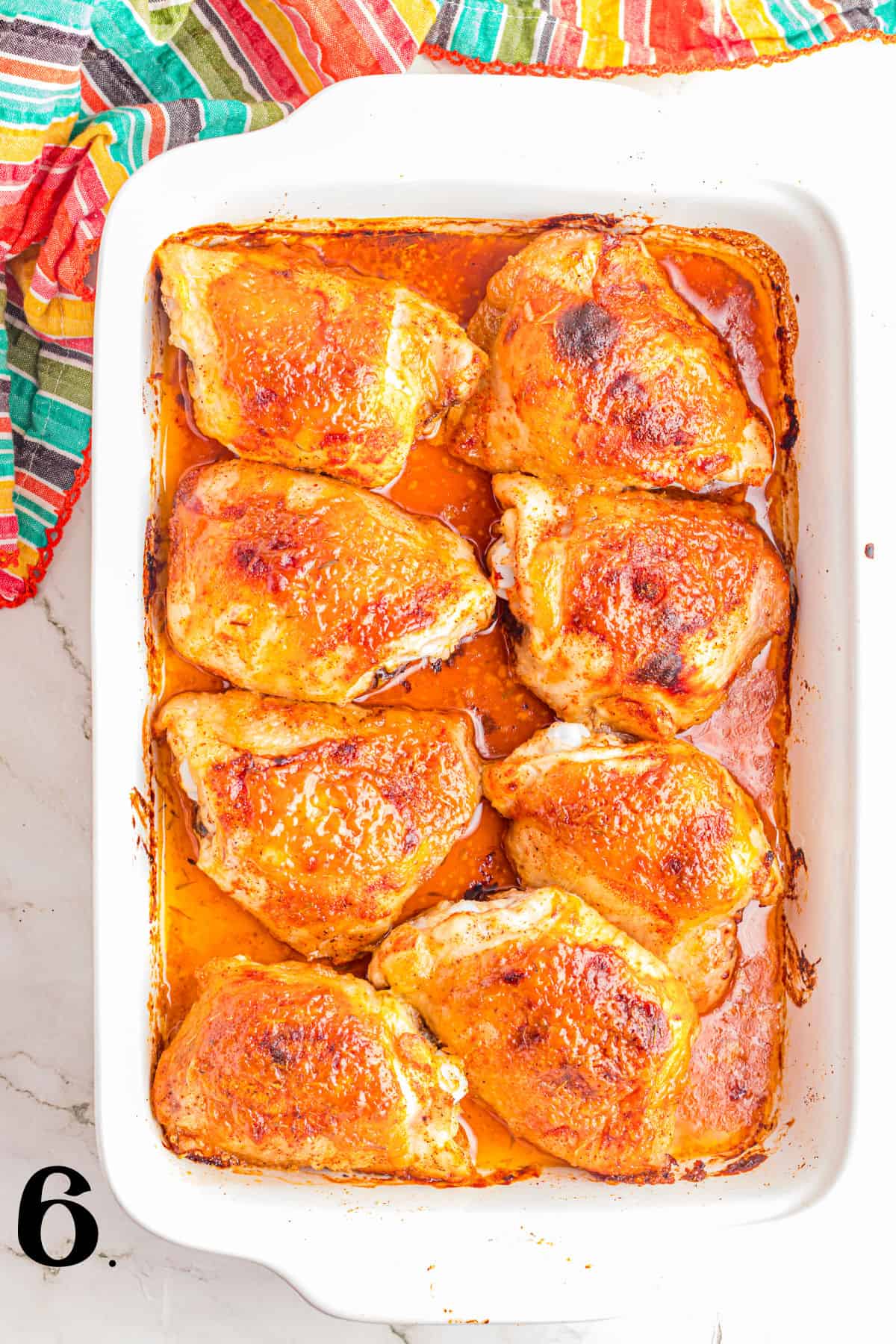 How to Make Honey Mustard Chicken Thighs Step 6