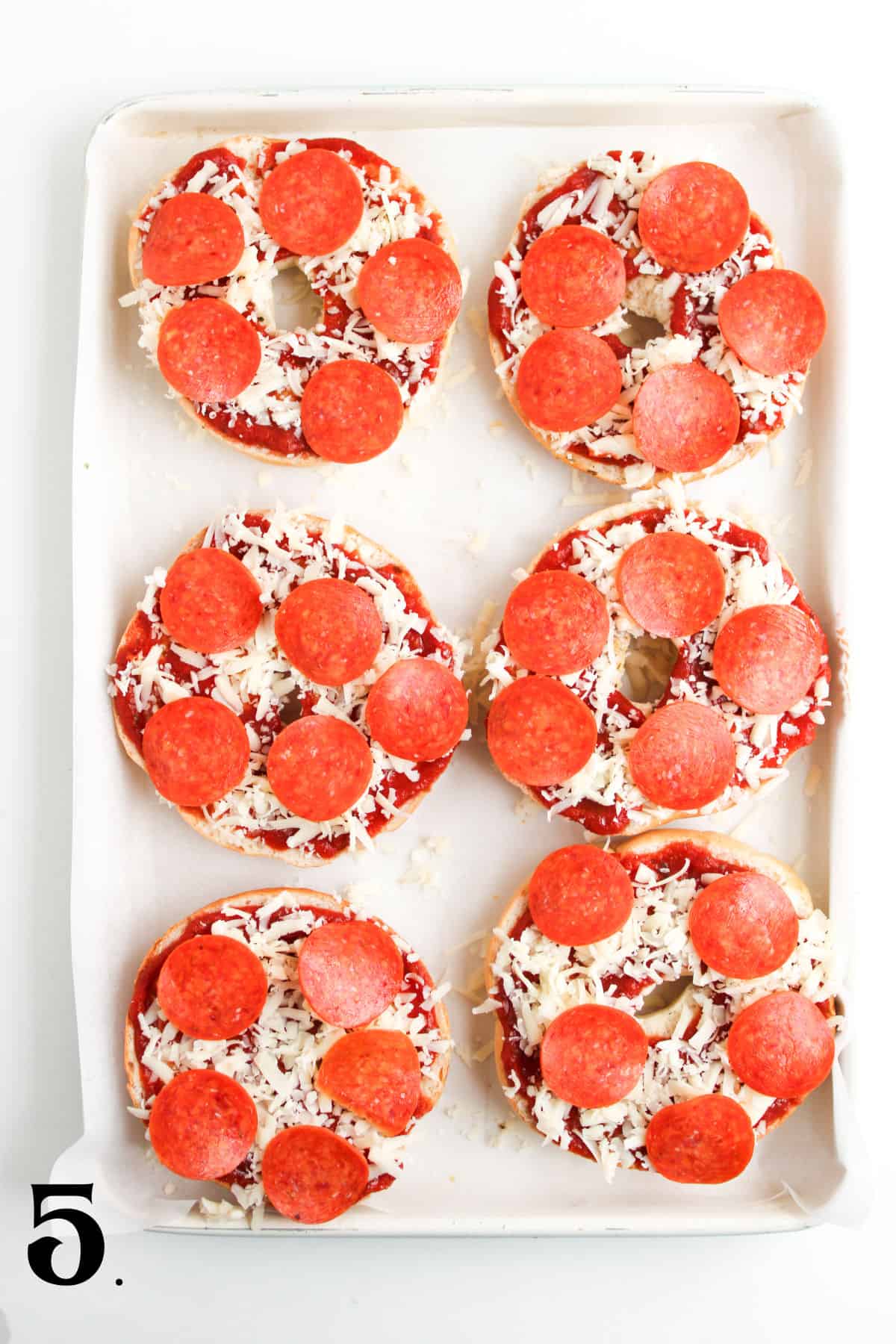 How to Make Pizza Bagels Step 5
