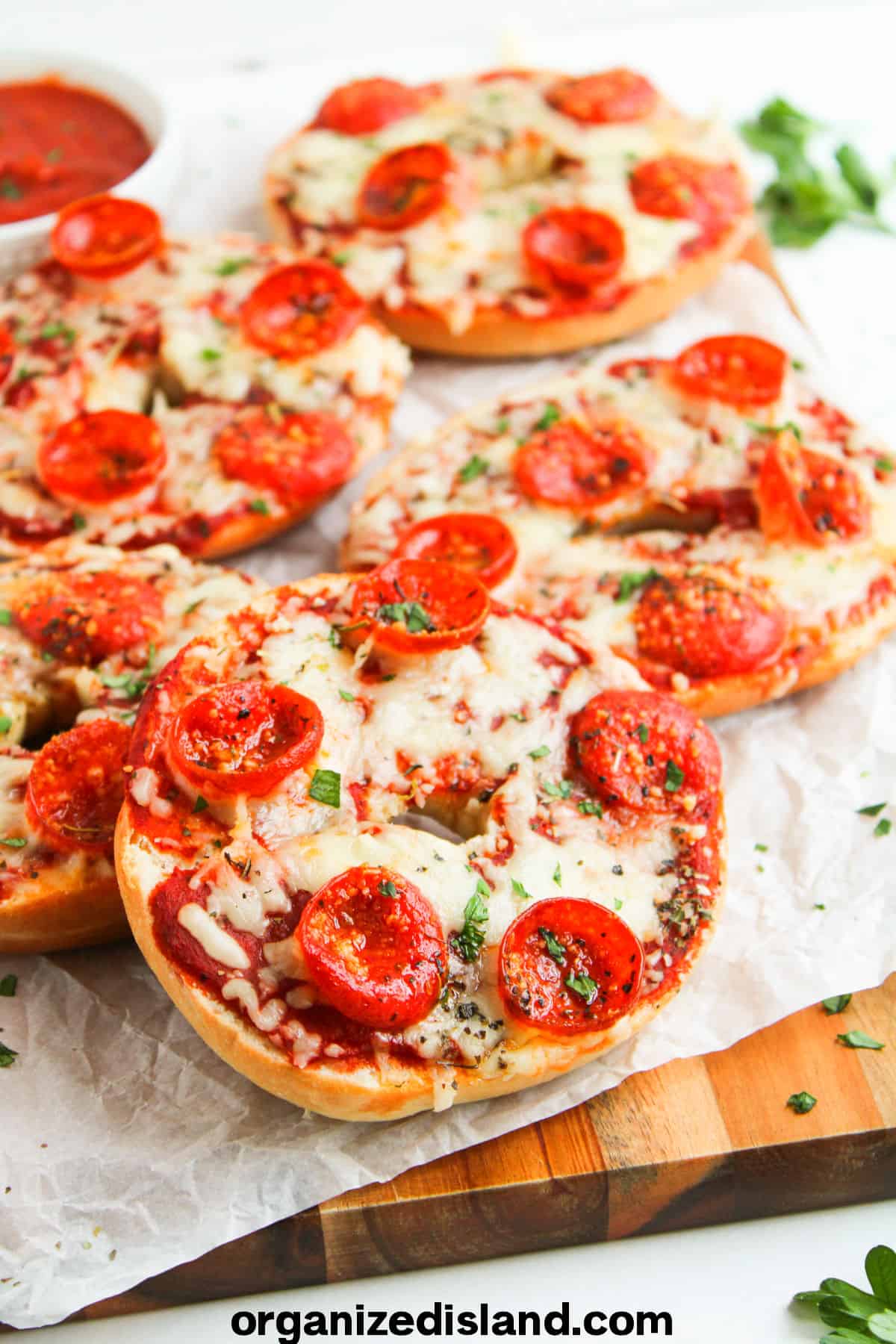 Pizza Bagels