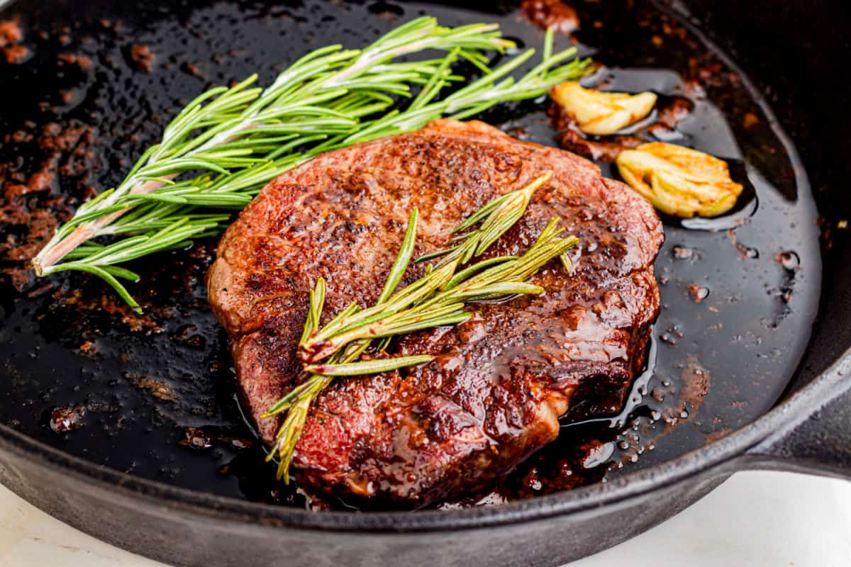 Best Cast Iron Rib Eye Steak