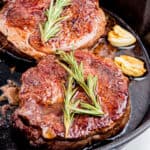 Cast Iron Rib Eye Steak