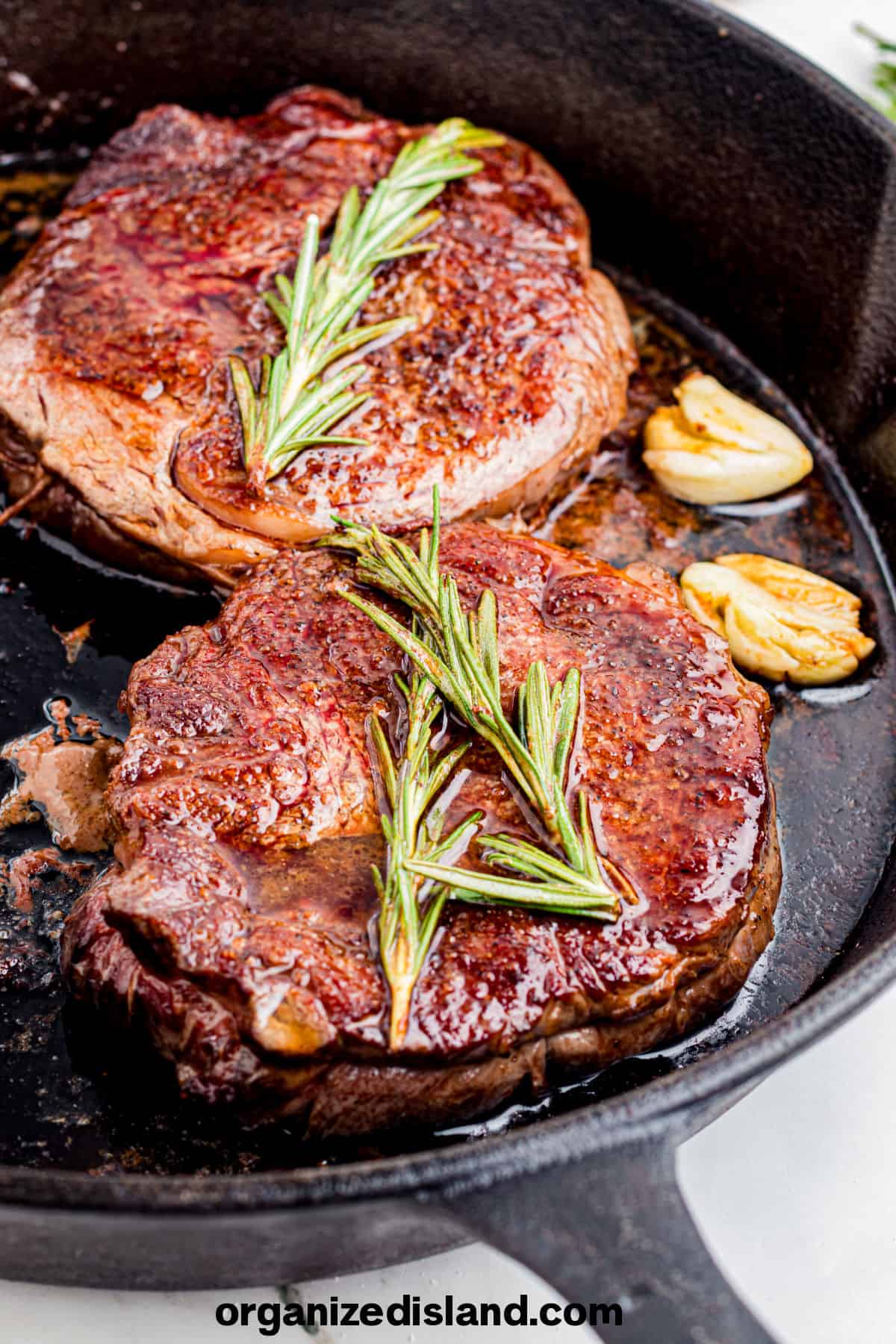 Cast Iron Rib Eye Steak