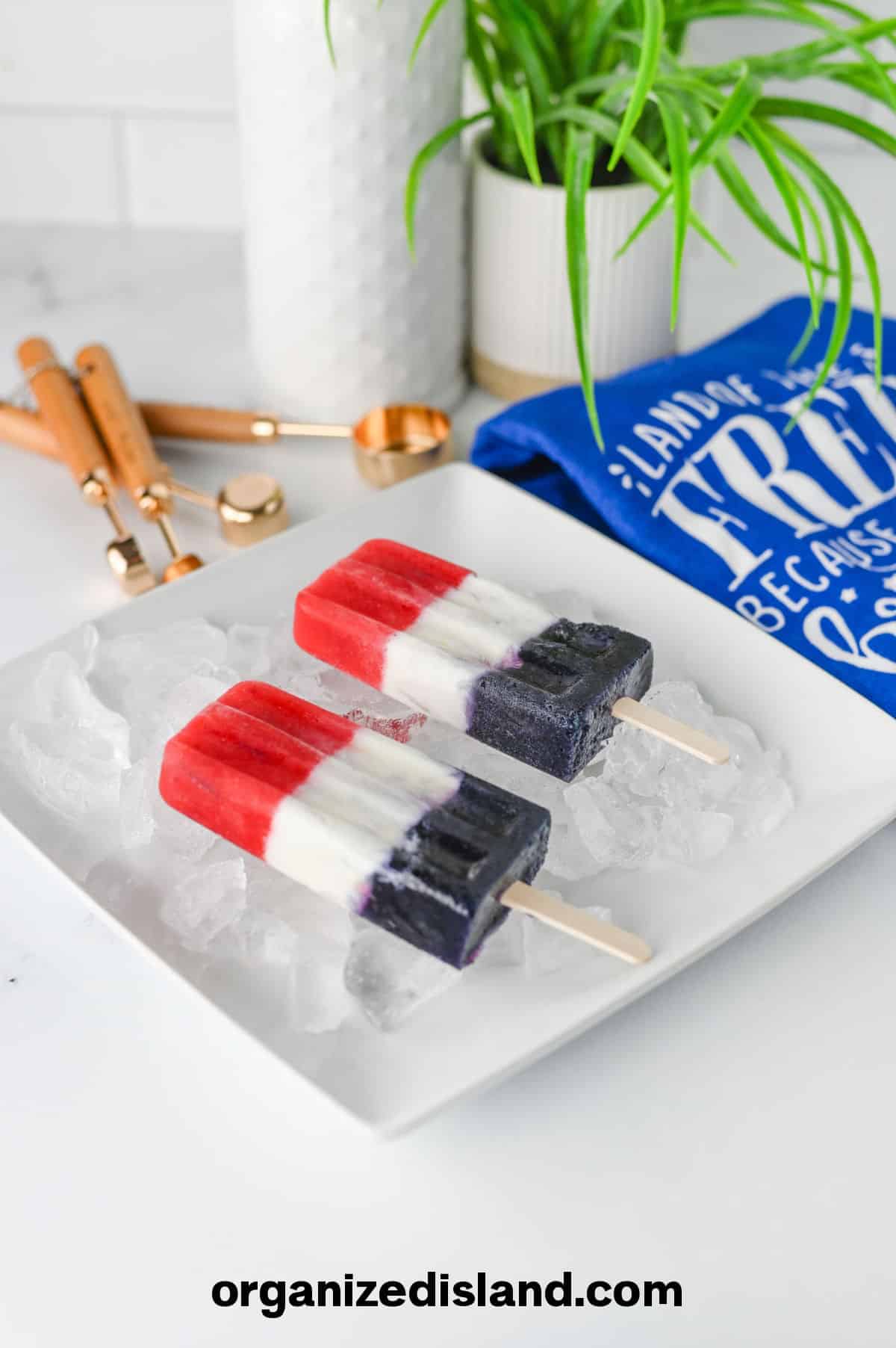 Easy Patriotic Popsicles