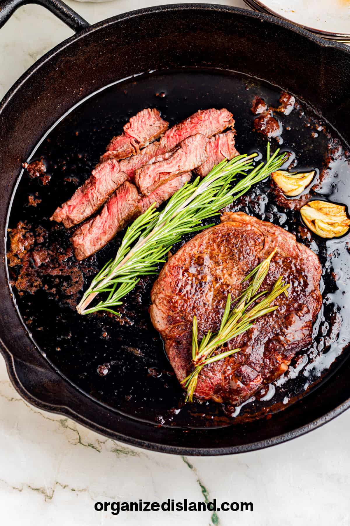 Easy ast Iron Rib Eye Steak