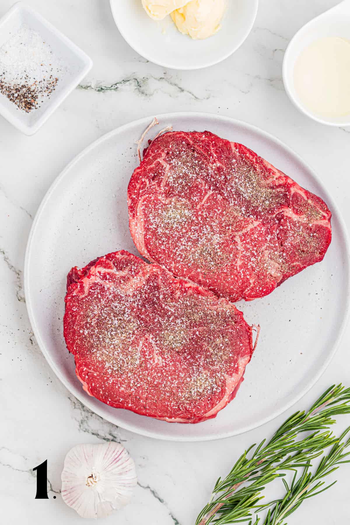 How to Make Cast Iron Rib Eye Steak Step 1