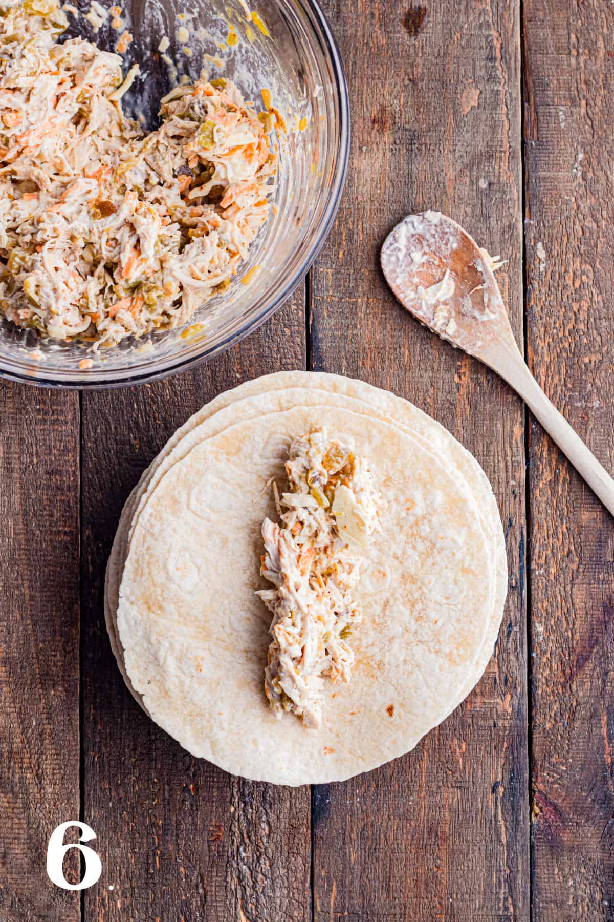 How to Make Chicken and Sour Cream Enchiladas Step 6