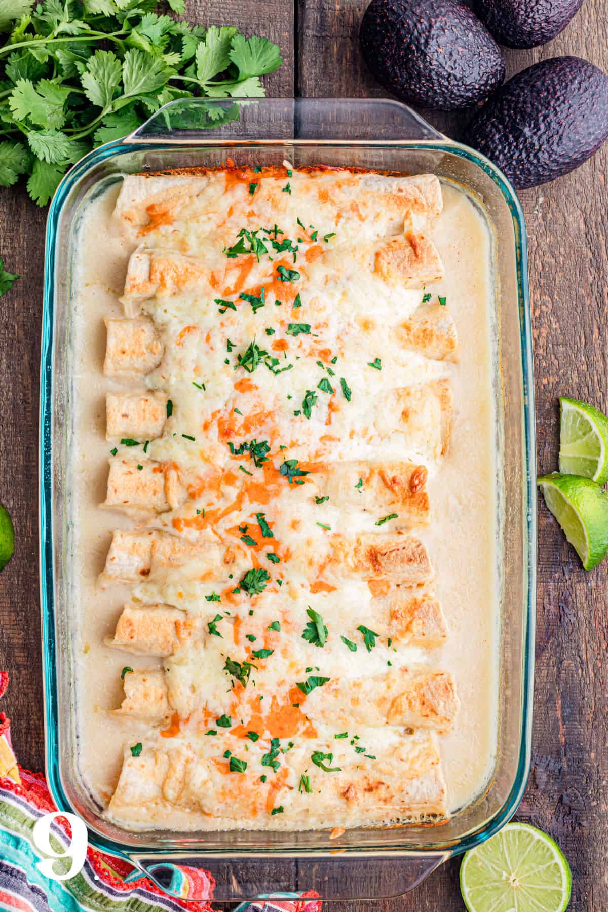How to Make Chicken and Sour Cream Enchiladas Step 9