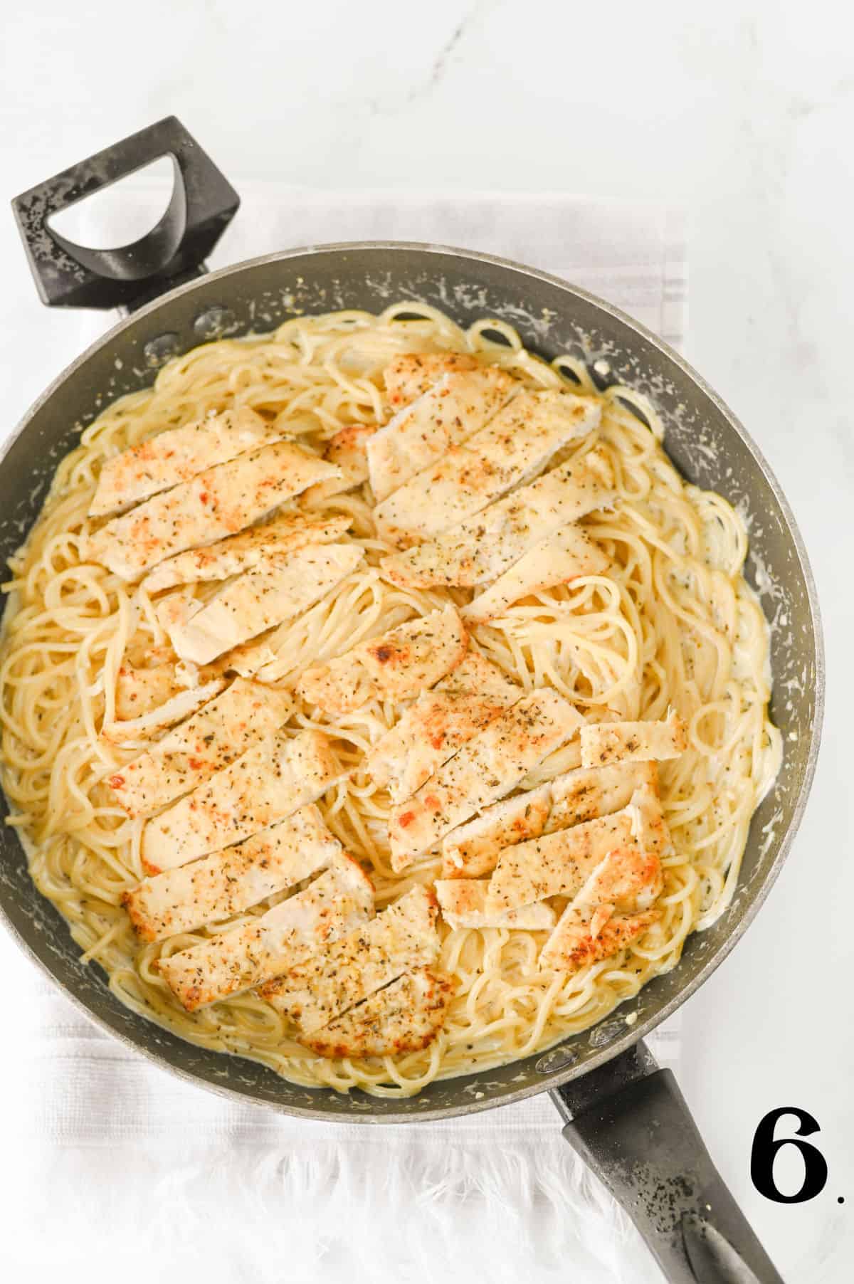 How to Make Lemon Chicken Pasta Step 6