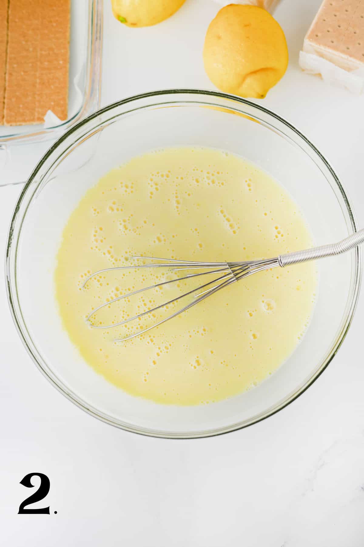 How to Make Lemon Ice Box Cake Step 2