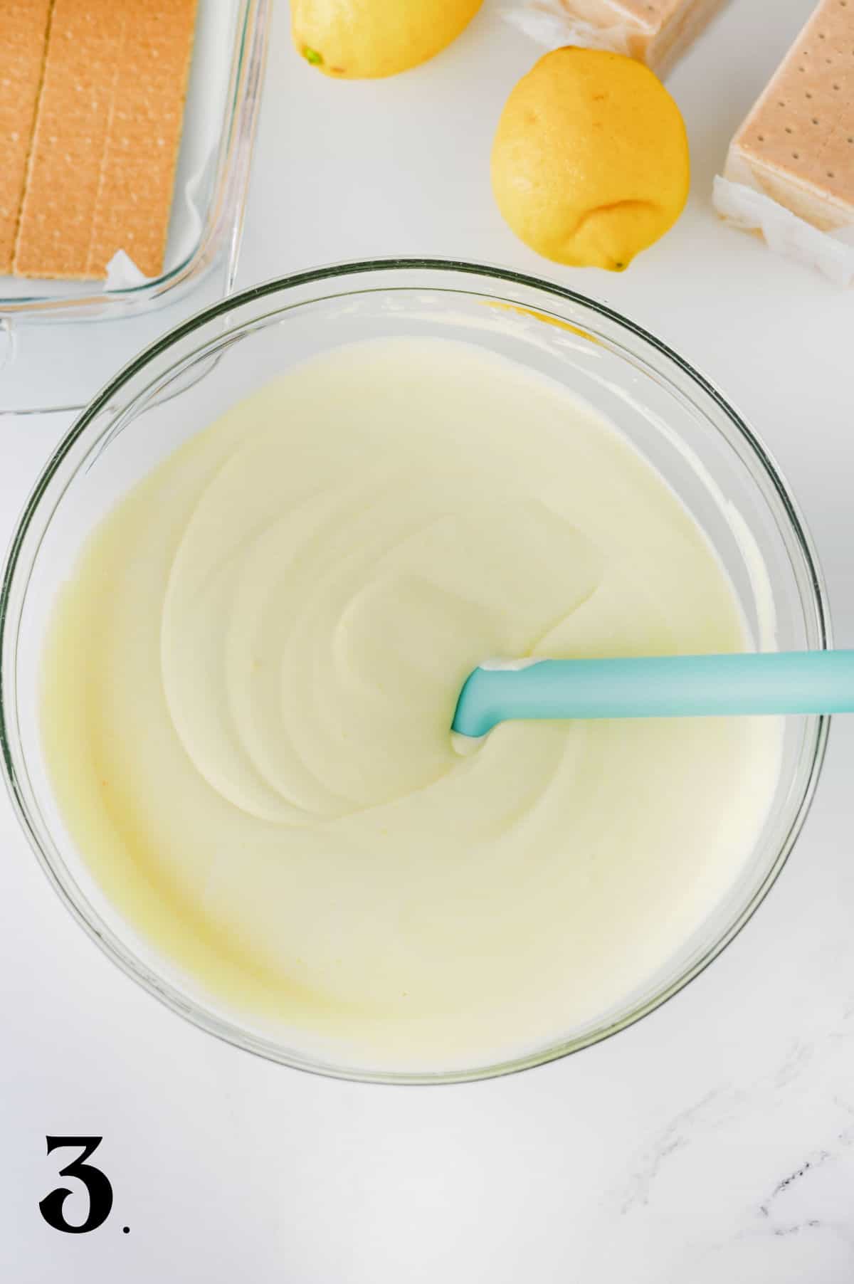 How to Make Lemon Ice Box Cake Step 3