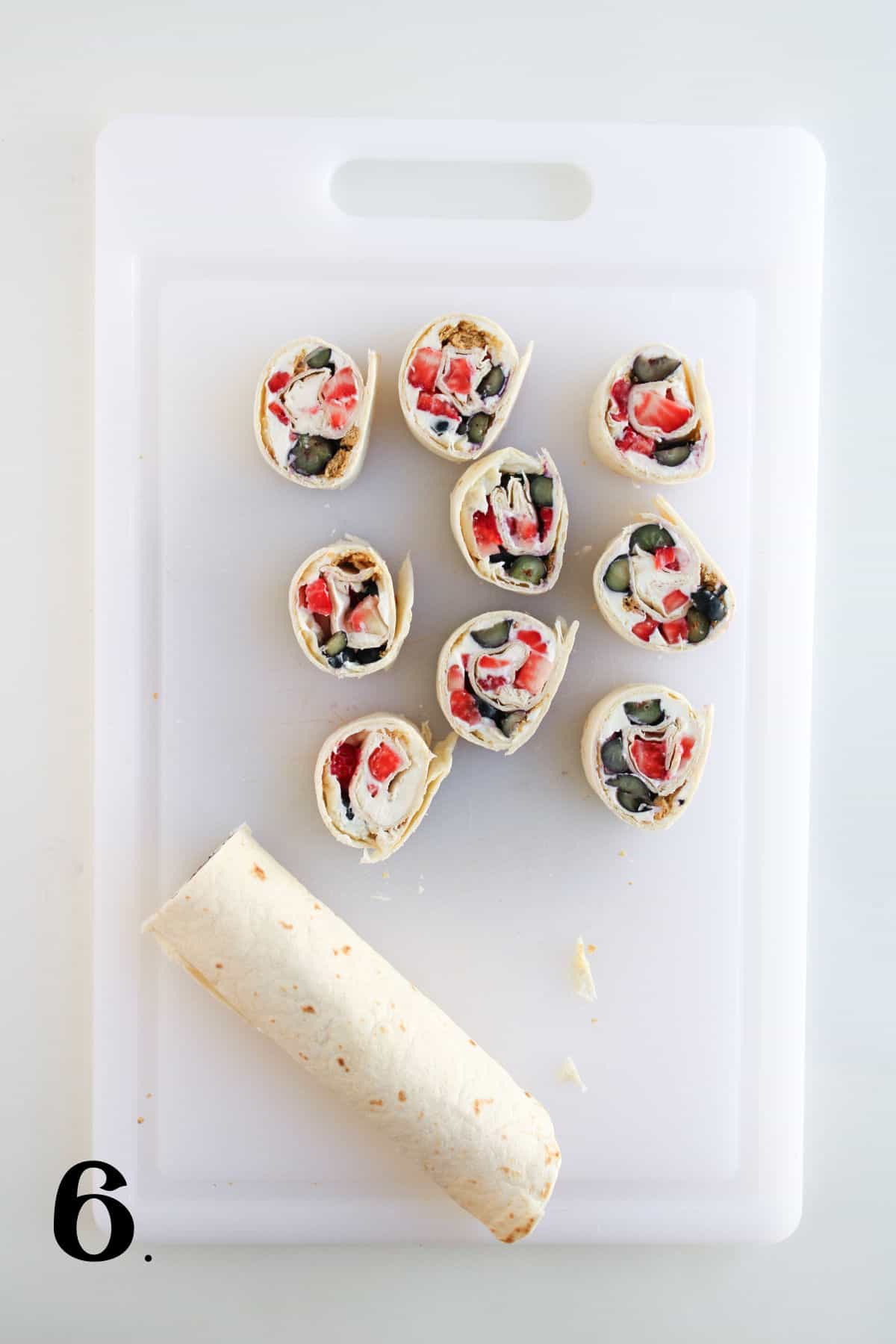 How to Make Red White and Blue Pinwheels Step 6