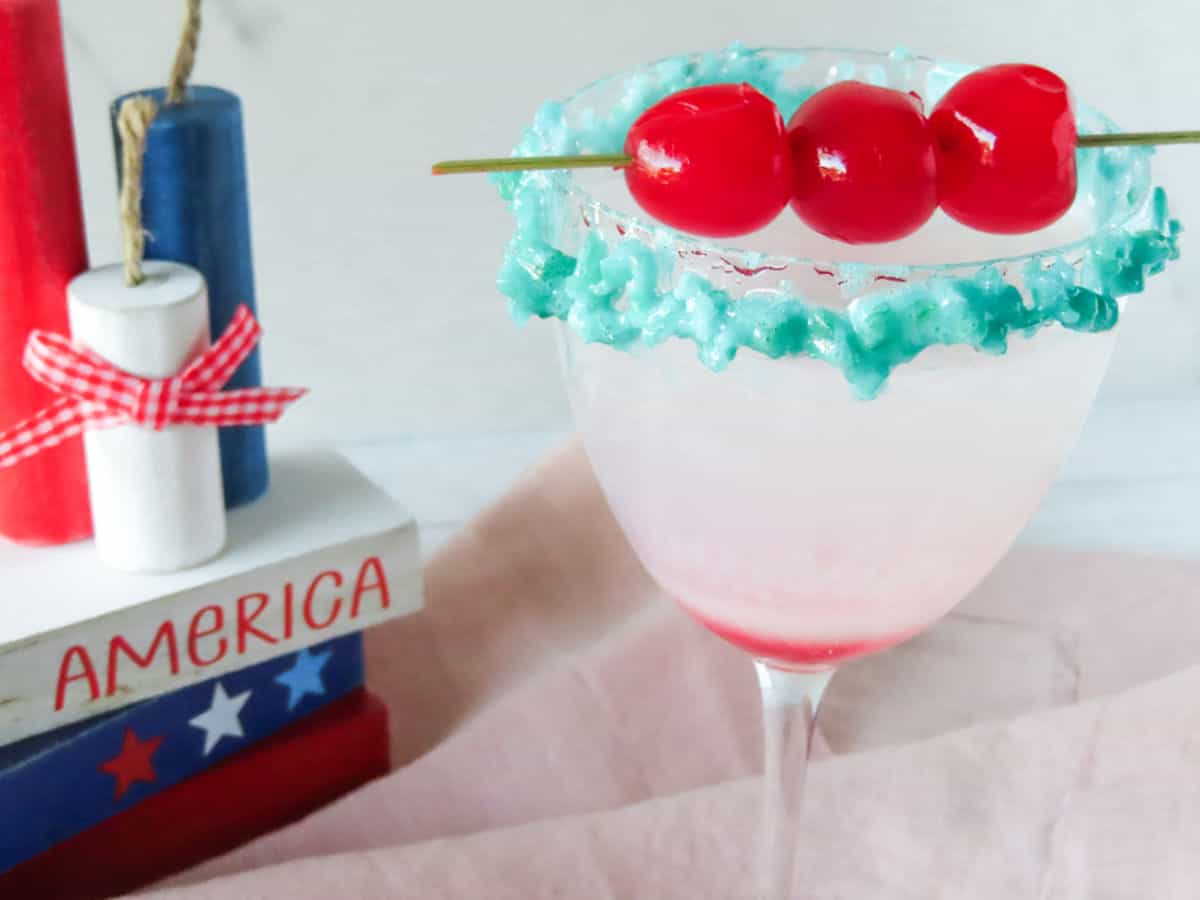 July 4th Fireworks Pop Rocks Cocktail