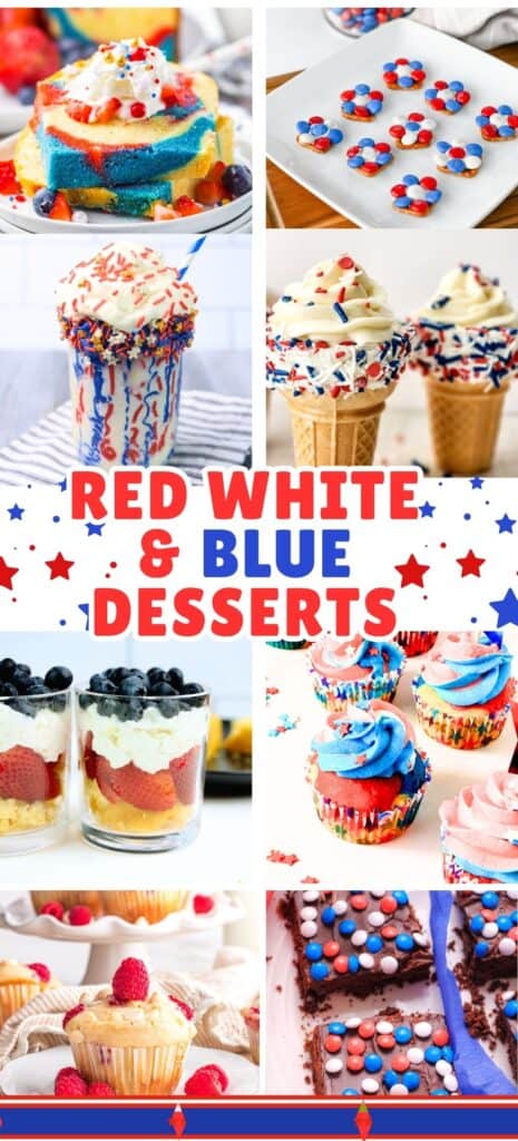 Red White and Blue Dessert Recipes