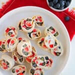 Red White and Blue Pinwheels