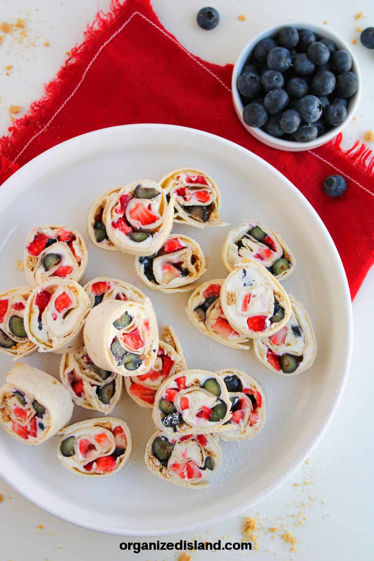 Red White and Blue Pinwheels