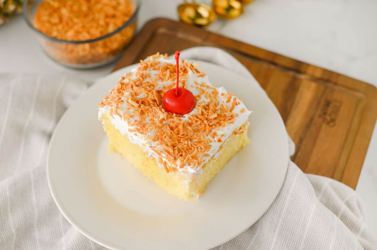 Best Pineapple Poke Cake