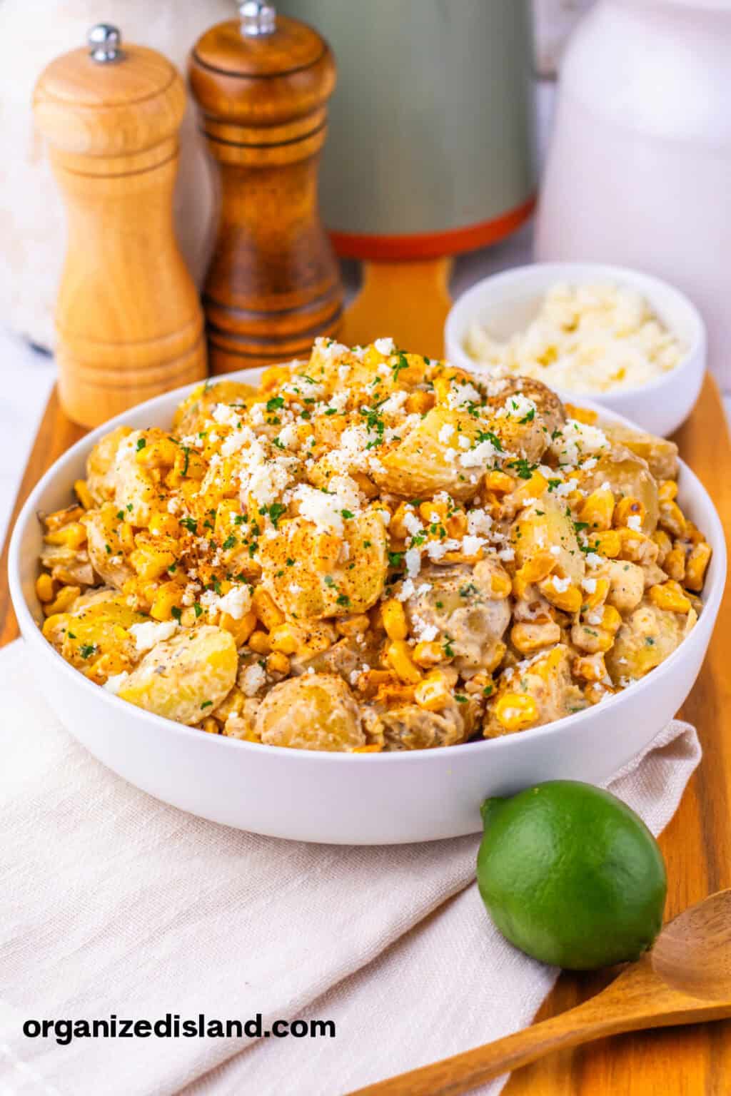 Mexican Street Corn Potato Salad Organized Island mexican-street-corn-potato-salad-organized-island