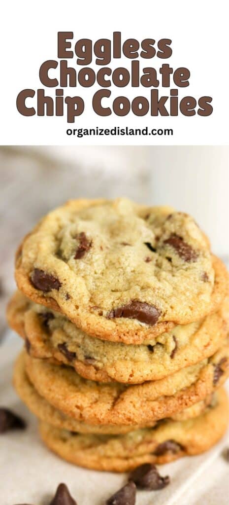 Eggless Chocolate Chip Cookies