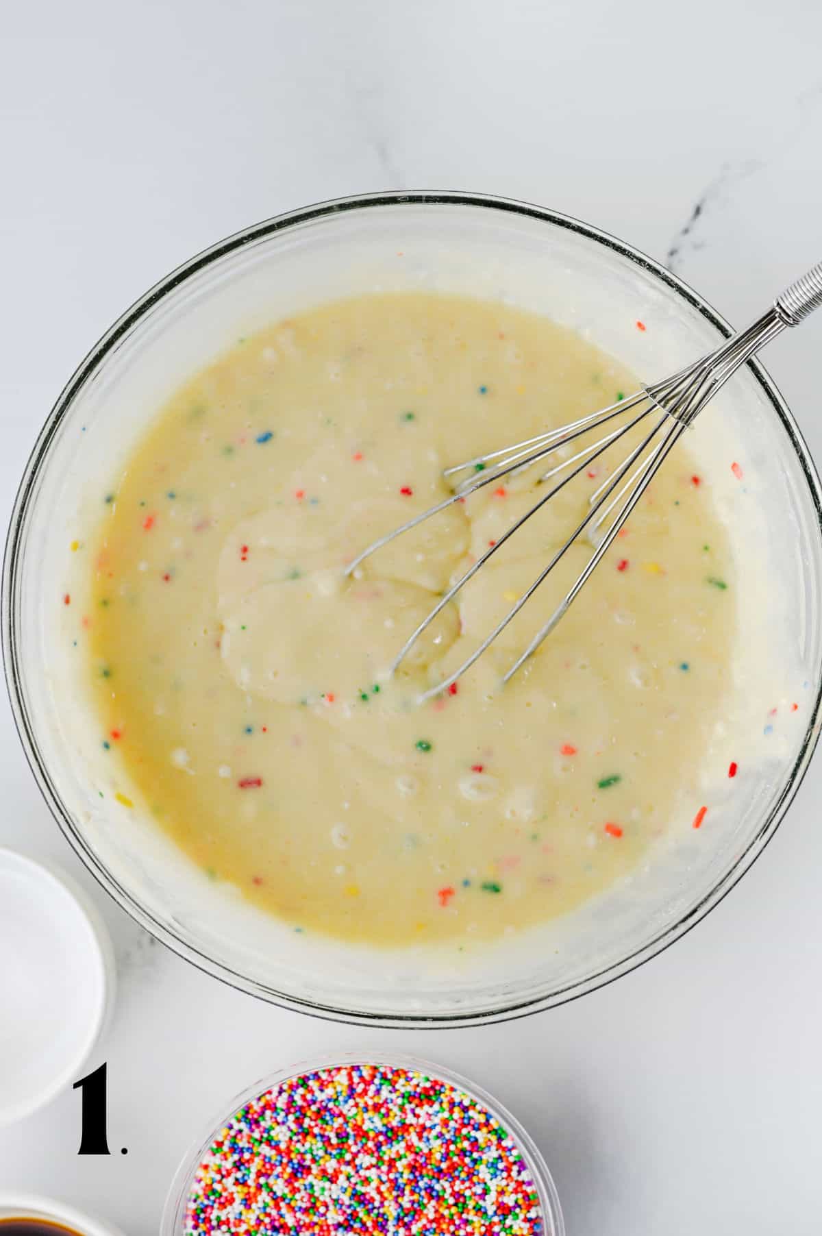 How to Make Dot Cakes Step 1