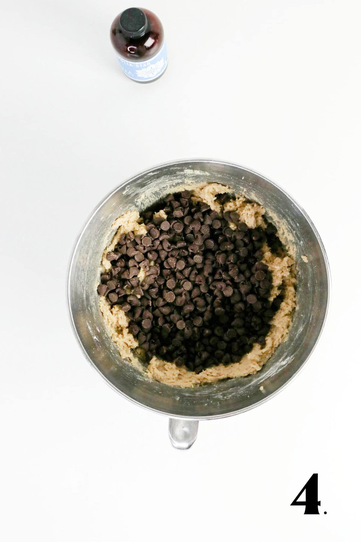 How to Make Eggless Chocolate Chip Cookies Step 4