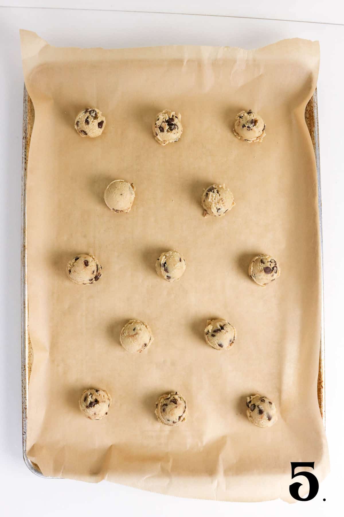 How to Make Eggless Chocolate Chip Cookies Step 5