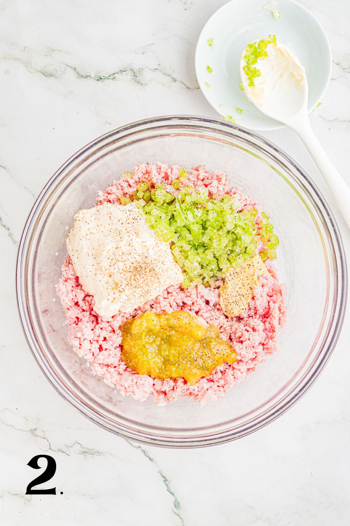 How to Make Ham Salad Step 2