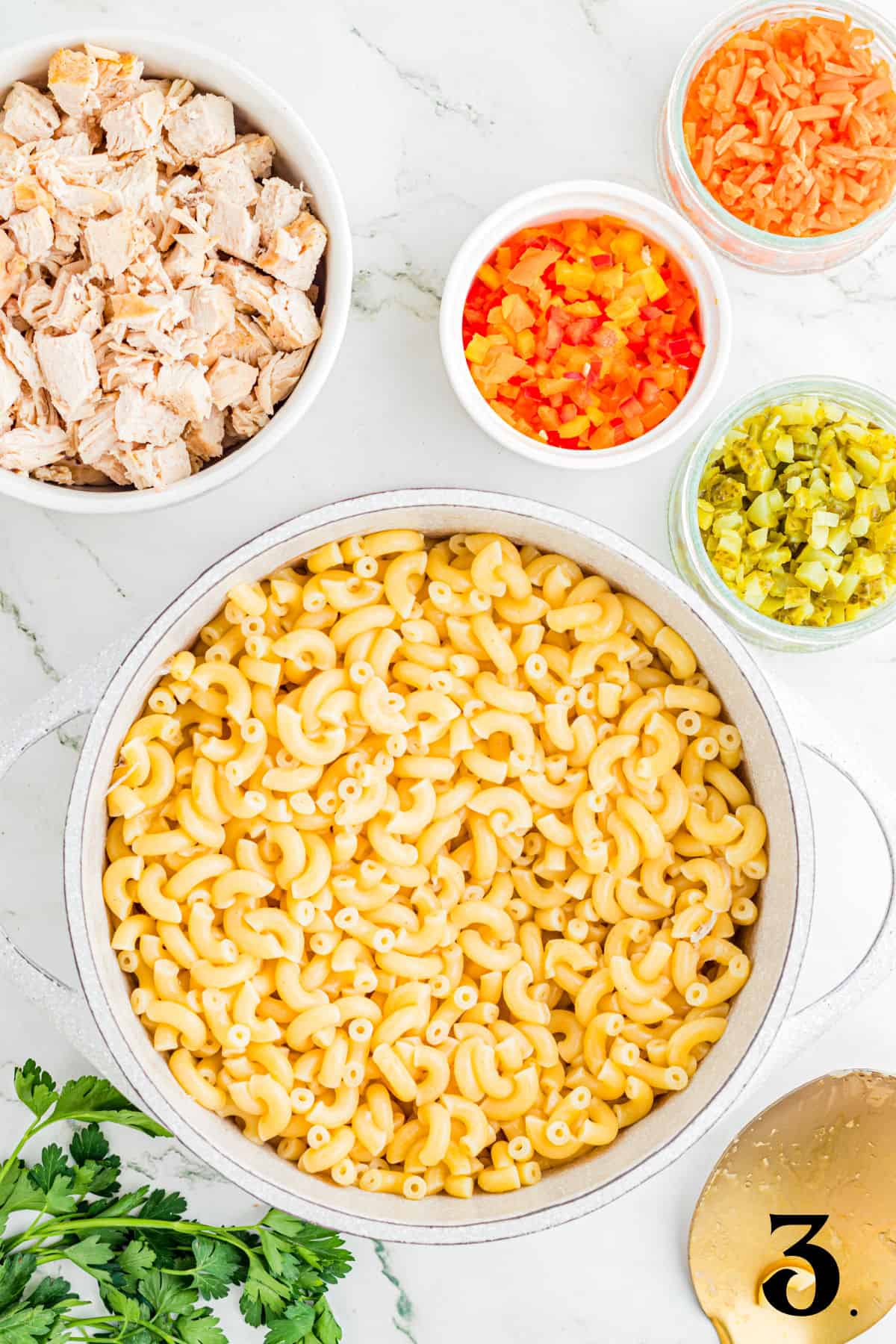 How to Make Macaroni Chicken Salad Step 3