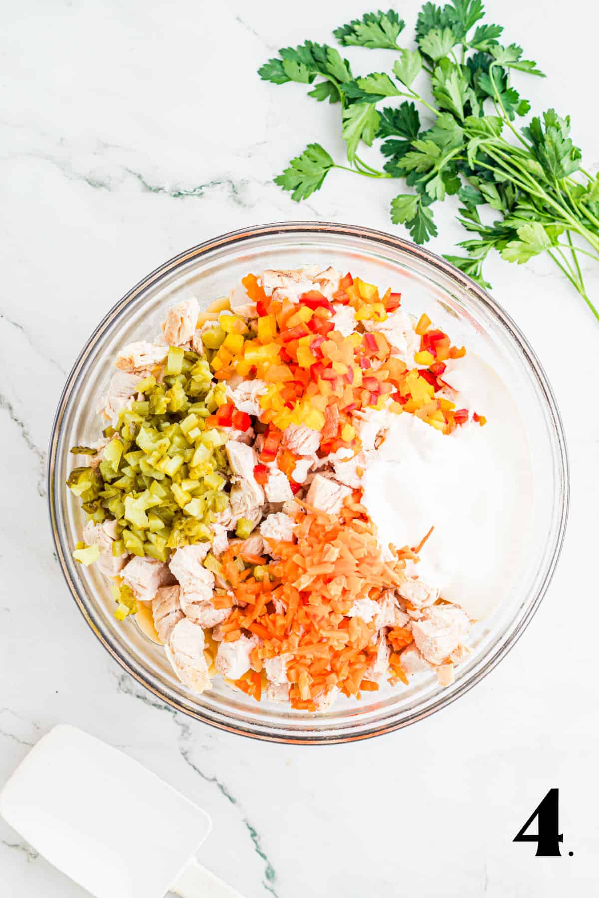How to Make Macaroni Chicken Salad Step 4