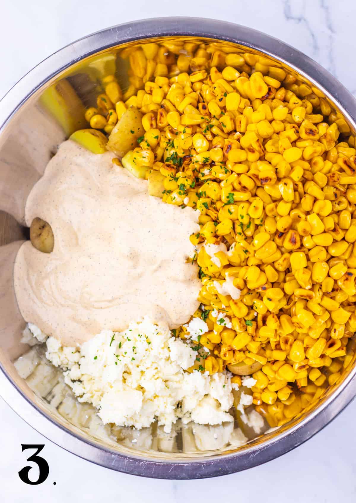 How to Make Mexican Potato Salad Step 3