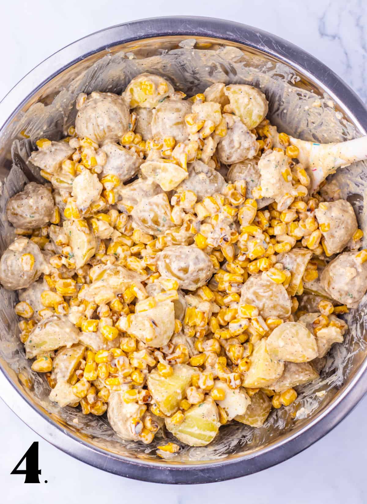 How to Make Mexican Potato Salad Step 4