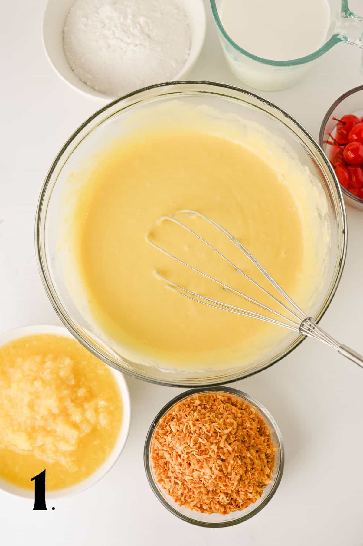 How to Make Pineapple Poke Cake Step 1