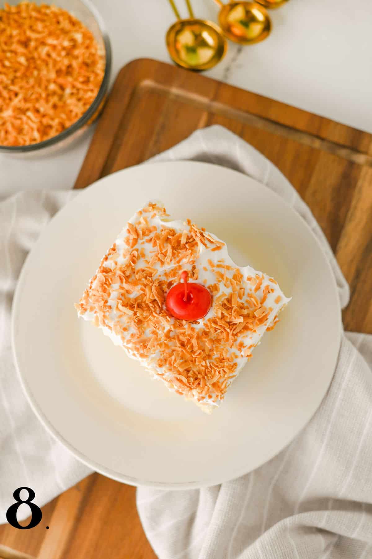 How to Make Pineapple Poke Cake Step 8
