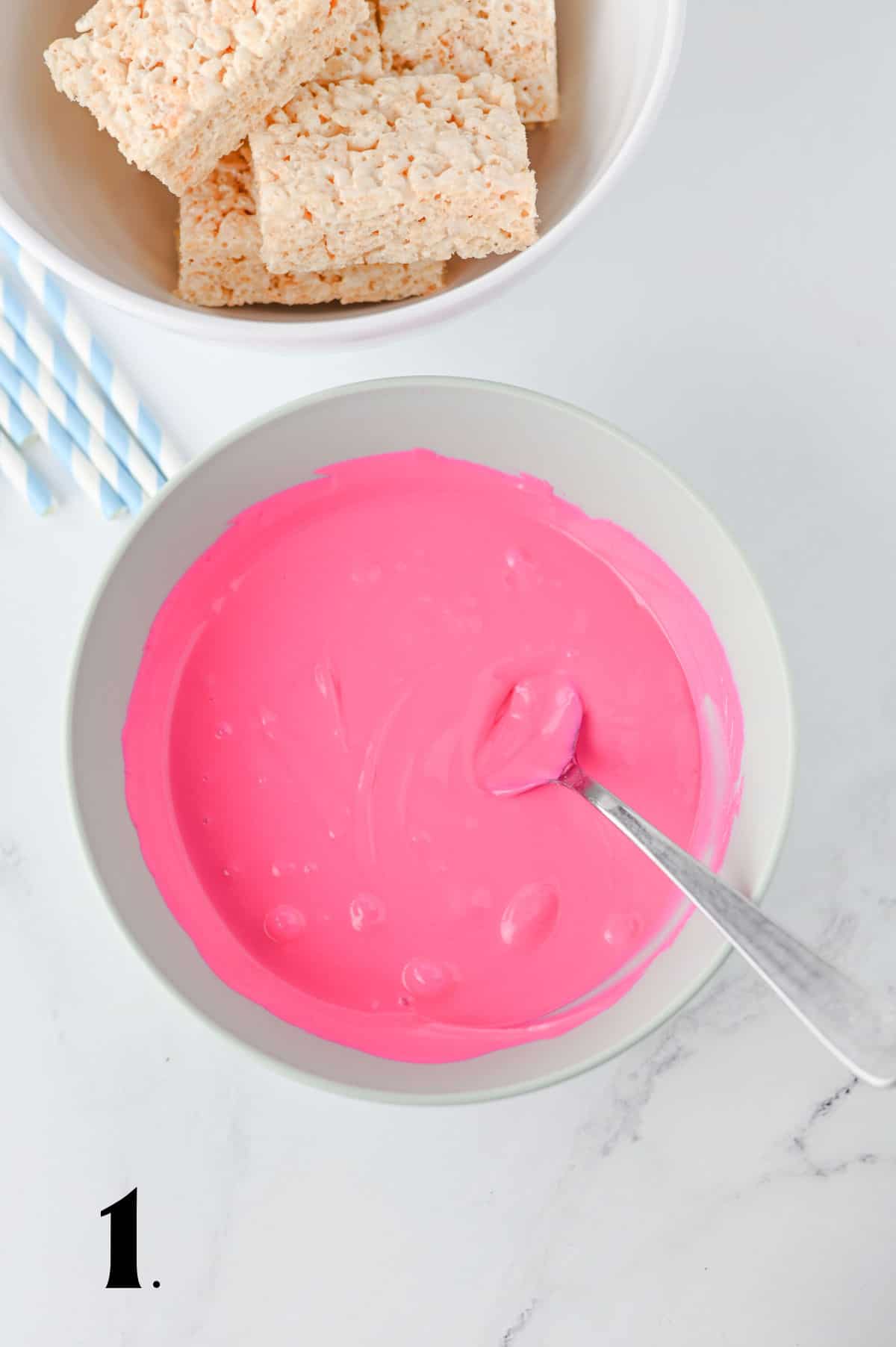 How to Make Under the Sea Rice Krispie Treats Step 1