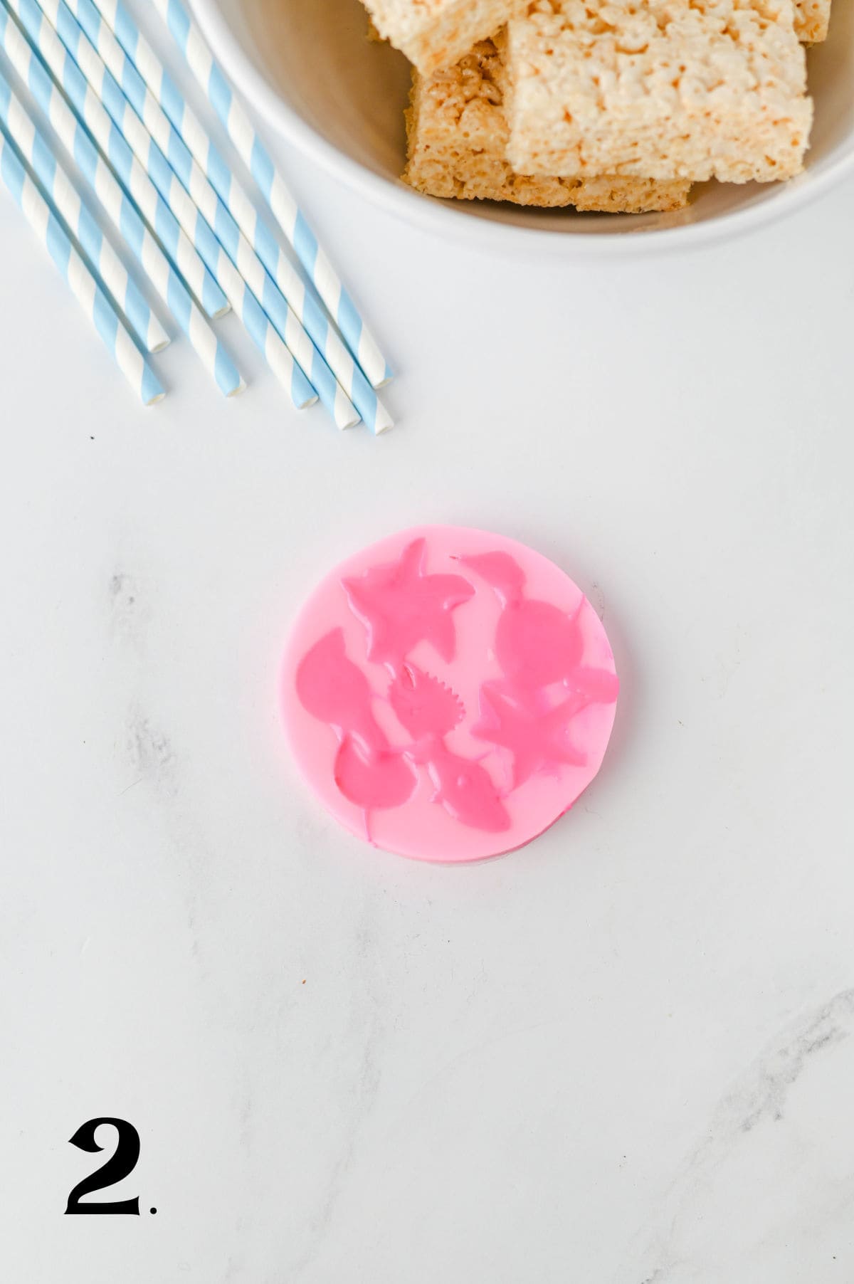How to Make Under the Sea Rice Krispie Treats Step 2