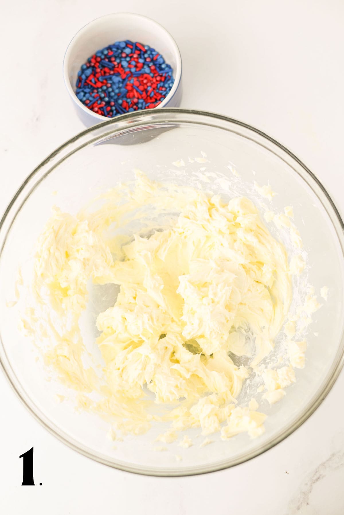 How to Make cheesecake dip Step 1