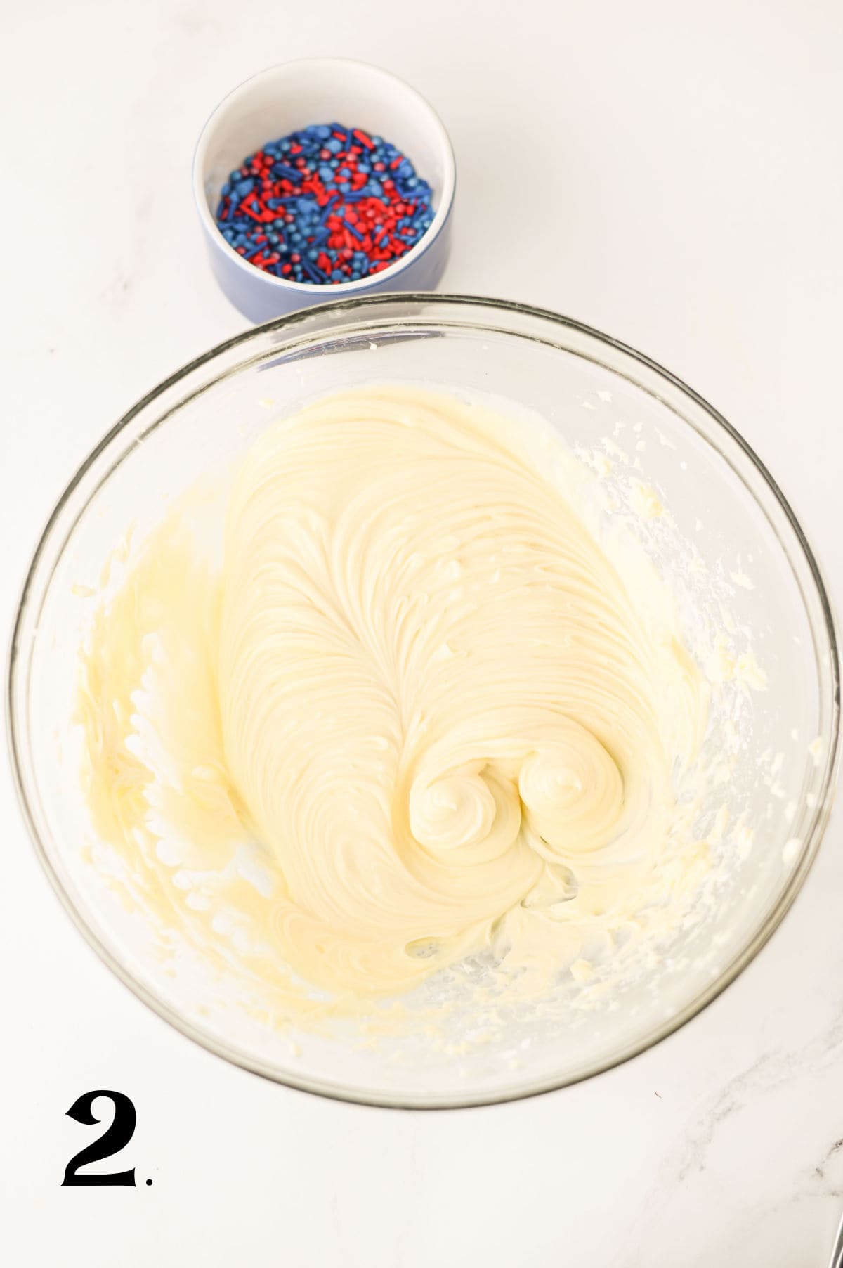 How to Make cheesecake dip Step 2