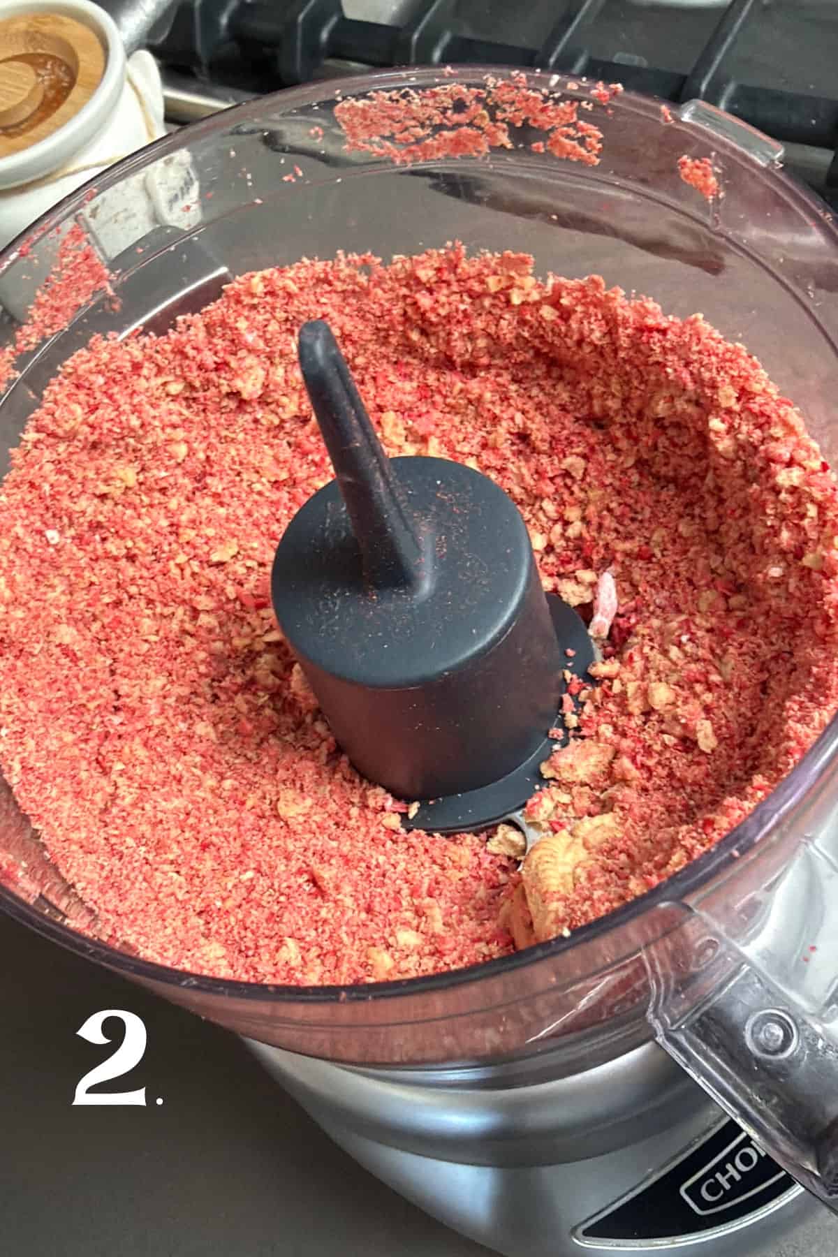 How to make Strawberry Crunch Topping Step 2