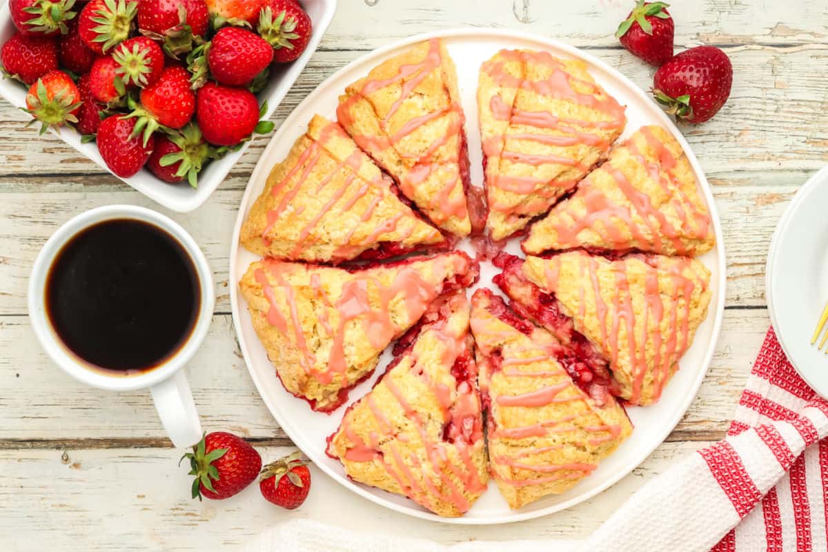 Best Ever Strawberry Scones