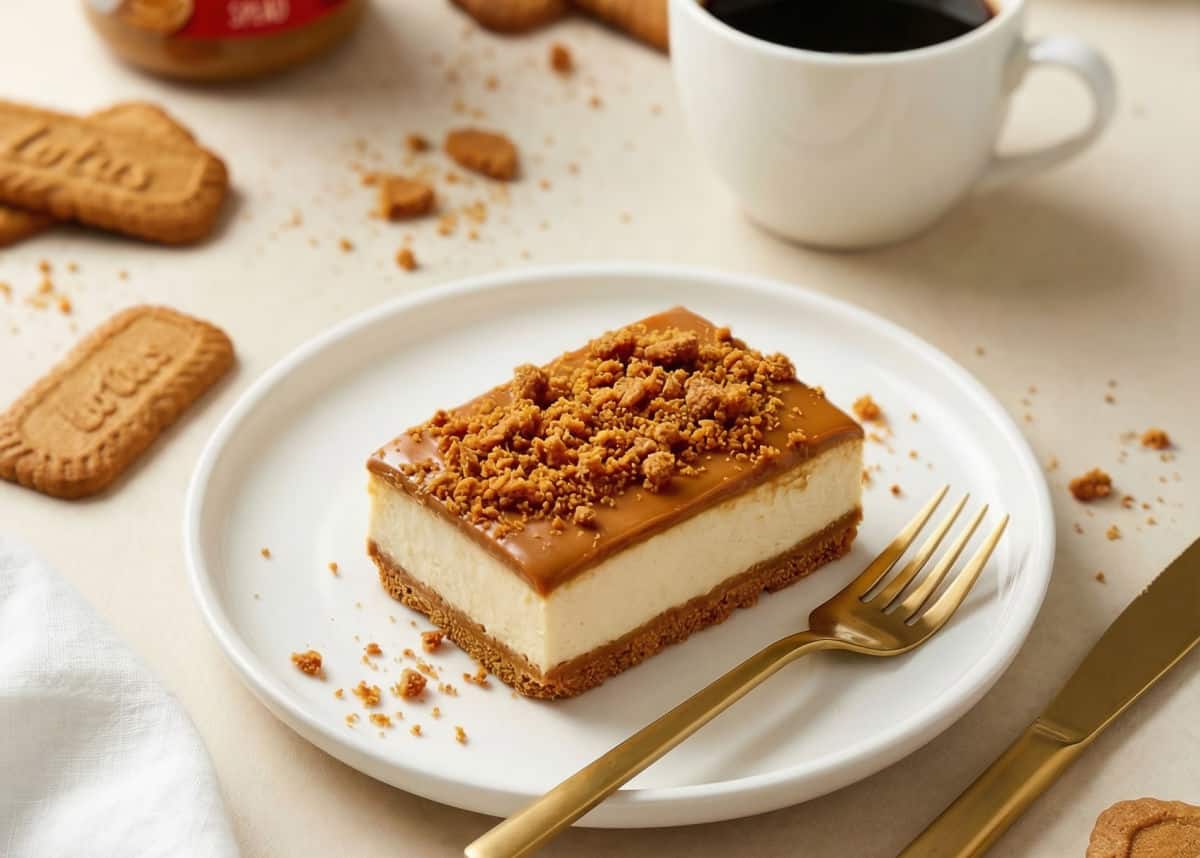 Best Biscoff Cheesecake Bars