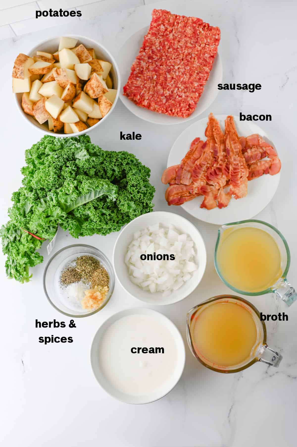 Crock Pot Zuppa Toscana Ingredients