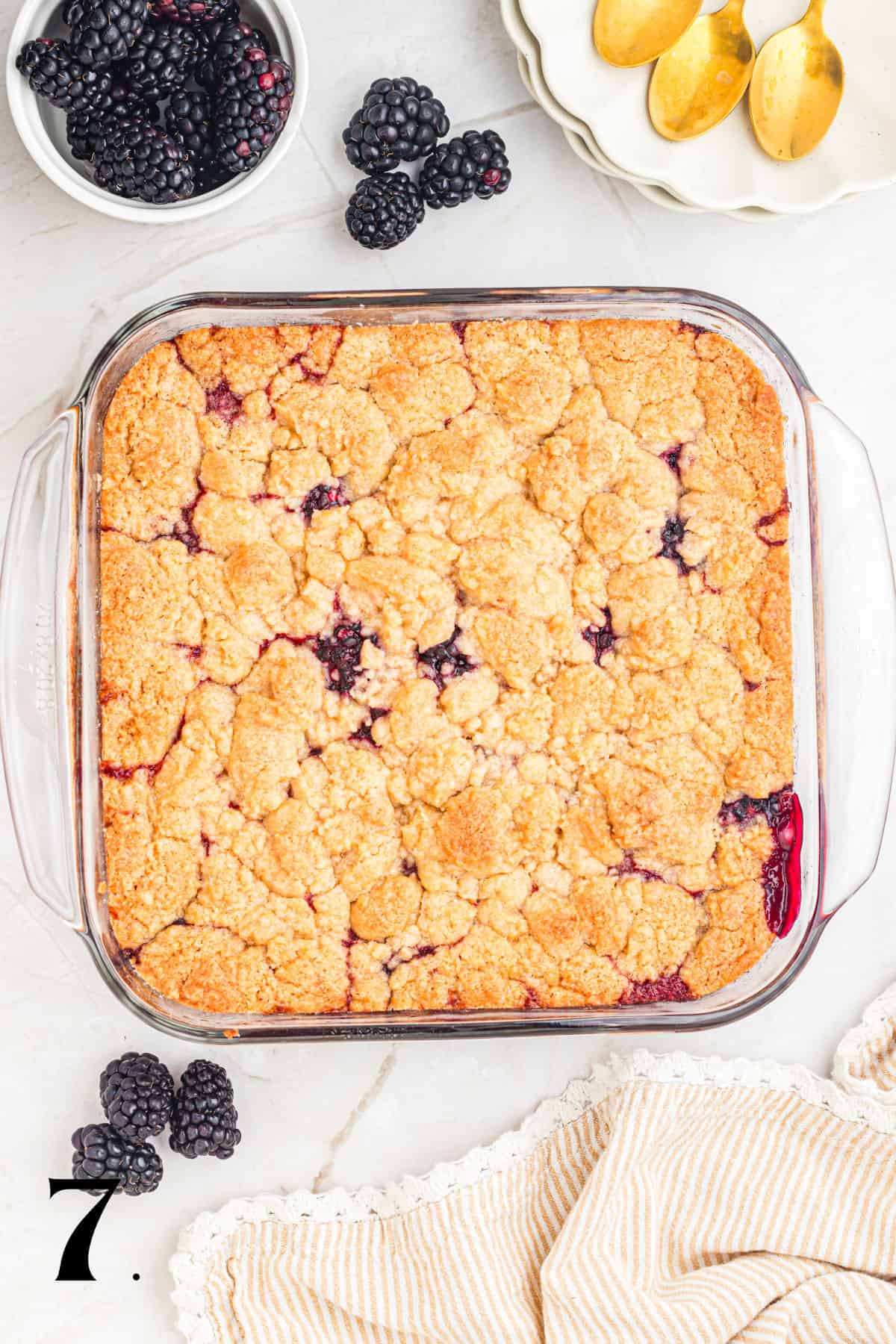 How To Make Blackberry Cobbler Step 7