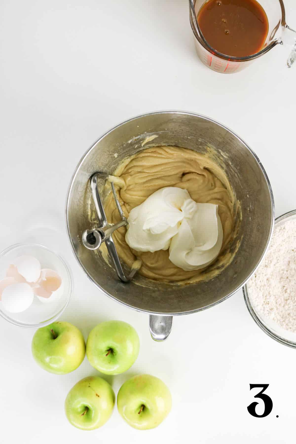 How to Make Apple Spice Cake Step 3
